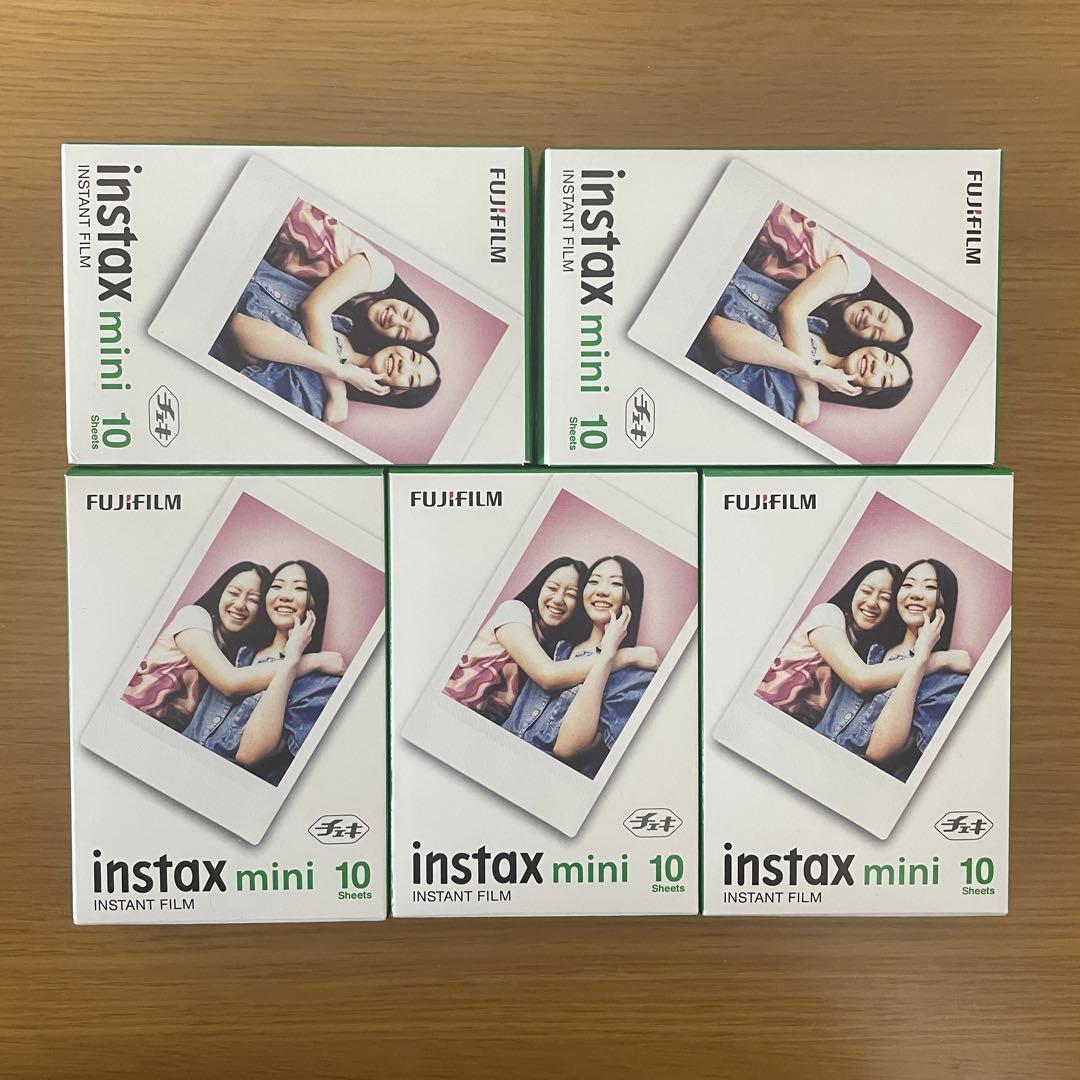 Fujifilm instax mini フィルム 5パック　50枚