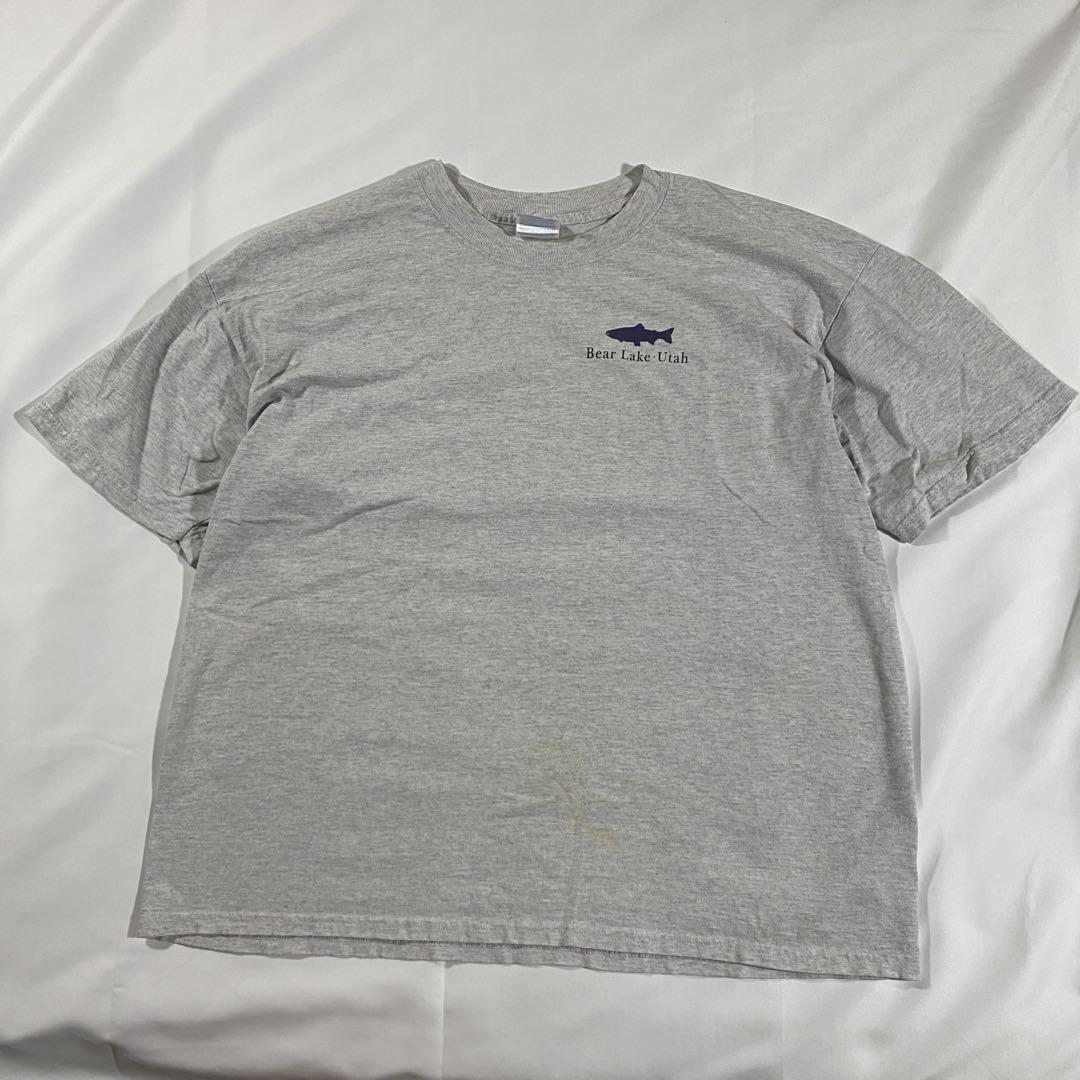 ウェア Vintage 90s Fishing Graphic Tee - Gildan