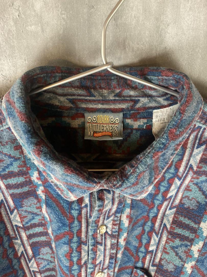 【USA製】OZARK WILDERNESS 90s ビンテージ 希少ネルシャツ