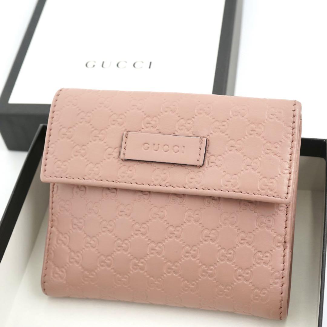 ✨未使用展示品・箱付き✨GUCCI ミニ財布GGライン インター