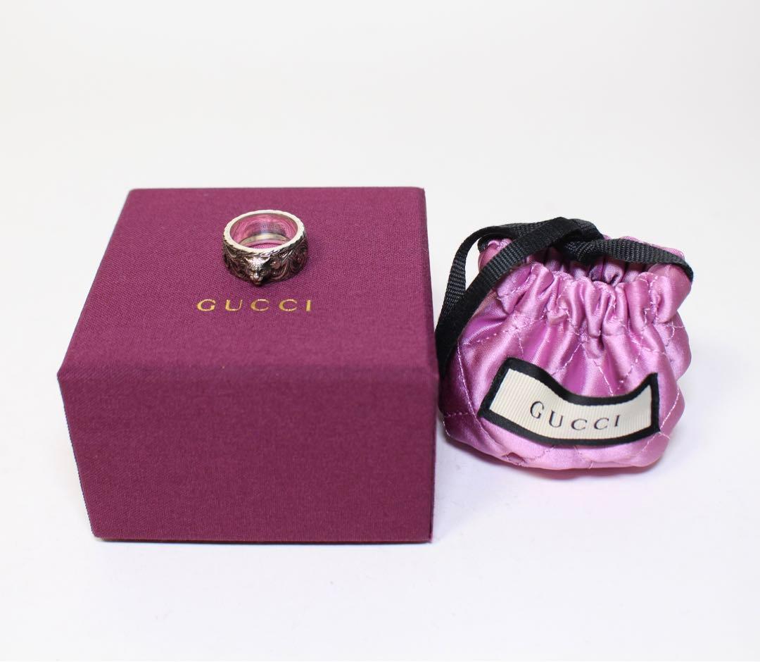 新品未使用 GUCCI キャットヘッド 定番シルバーリング 12号 指輪 新品未使用 GUCCI キャットヘッド 定番シルバーリング 12号 指輪