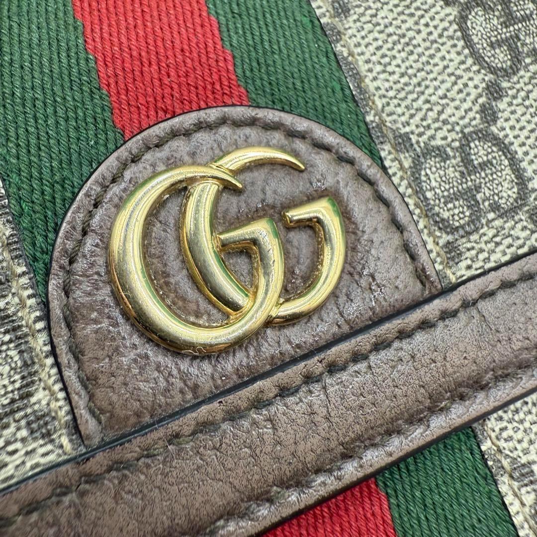 【極美品✨】 GUCCI オフィディア 長財布 シェリーライン マーモント