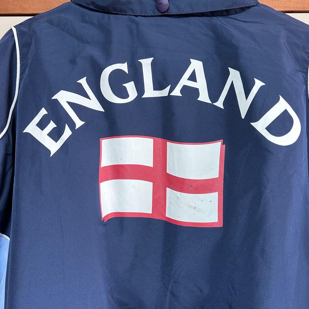 Y2K 00s Umbro England Puffy Jacket