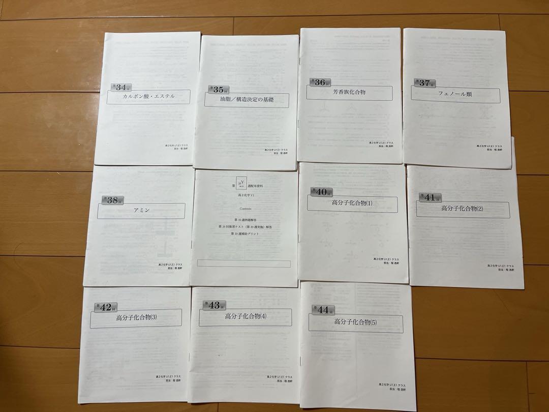 鉄緑会　高2化学　授業冊子