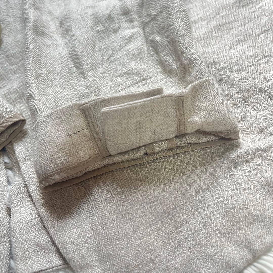 現行モデル✨25ss✨リネンエアリージャケット スピックアンドスパン 麻 38 現行モデル✨25ss✨リネンエアリージャケット スピックアンドスパン 麻 38