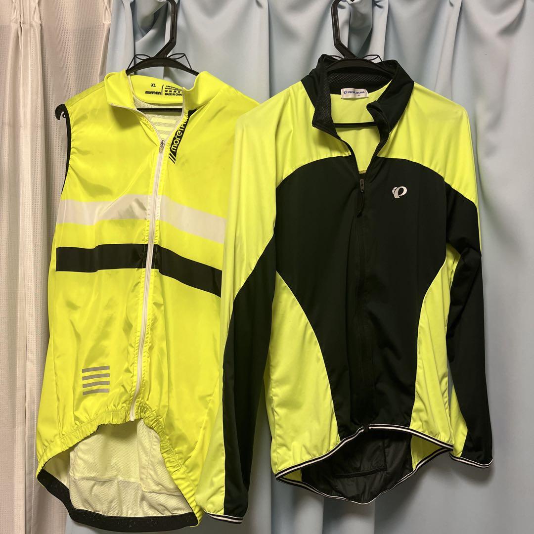 morethanサイクルベスト、PEARL IZUMIサイクルジャケット