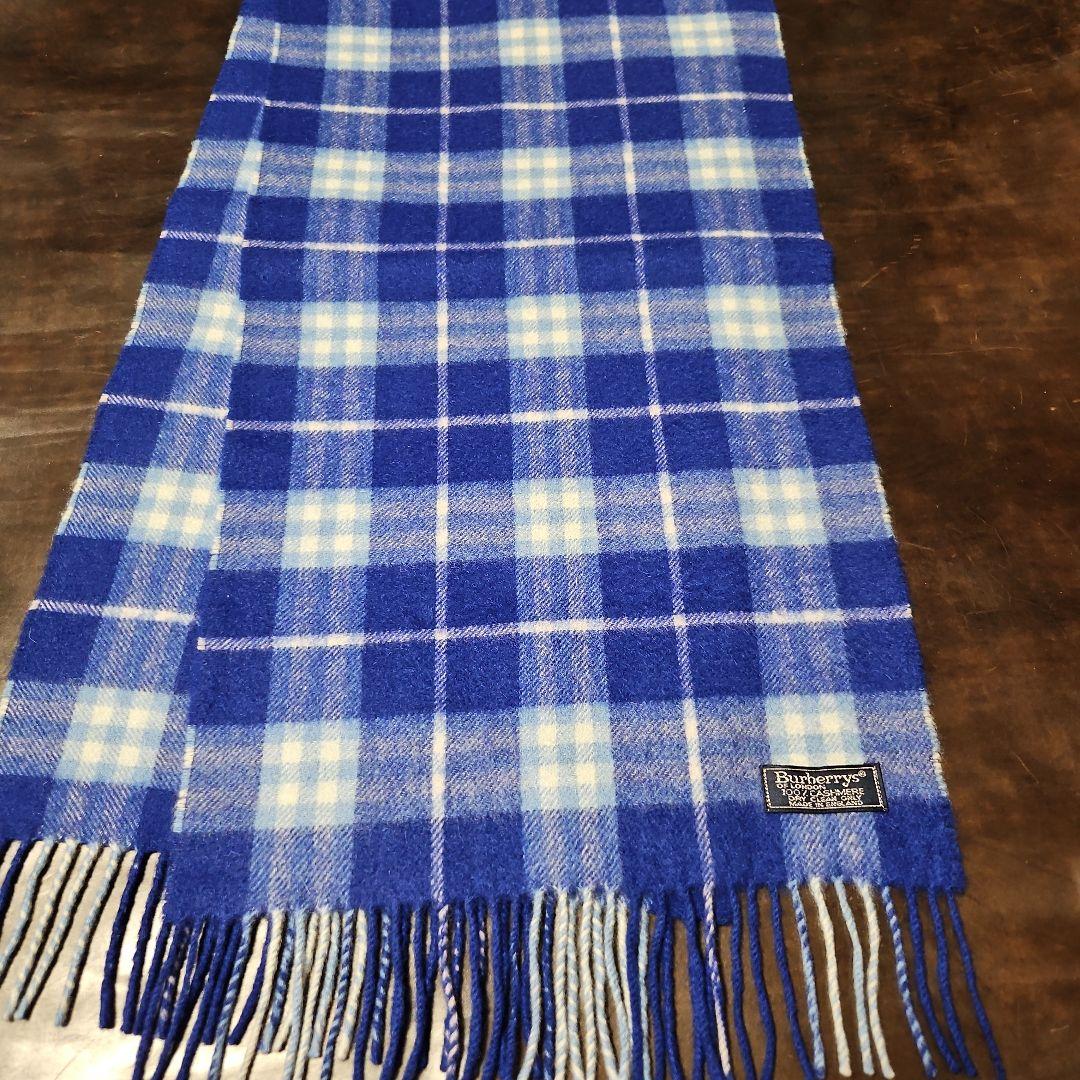 BURBERRY バーバリー カシミヤマフラー - メルカリ