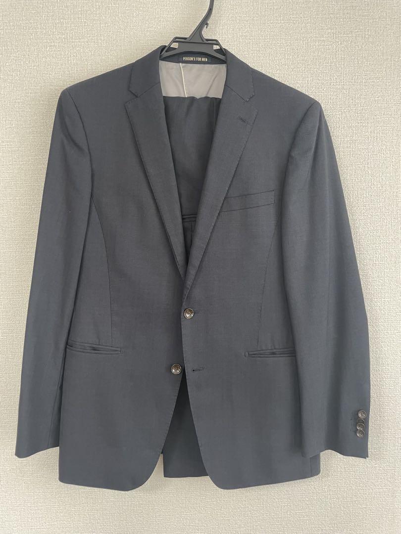 PERSON'S FOR MEN ネイビー　ビジネススーツ　上下セット
