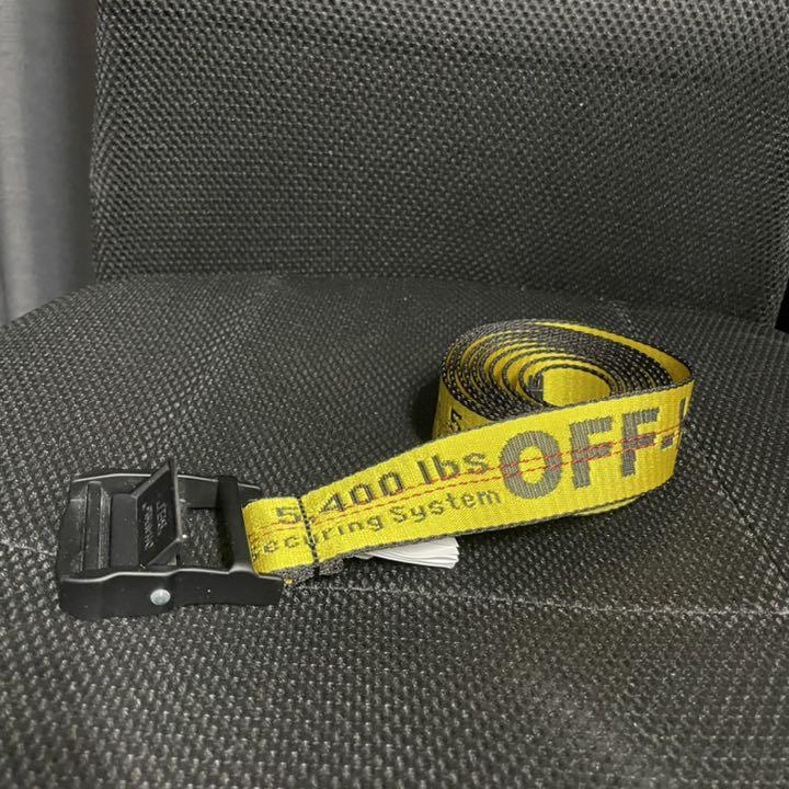 リアル オフホワイト off-white ベルト タグ付き 新品未使用 - ベルト