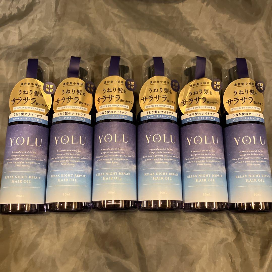 ヨル　リラックスナイトリペア　ヘアオイル 80ml×6個セット