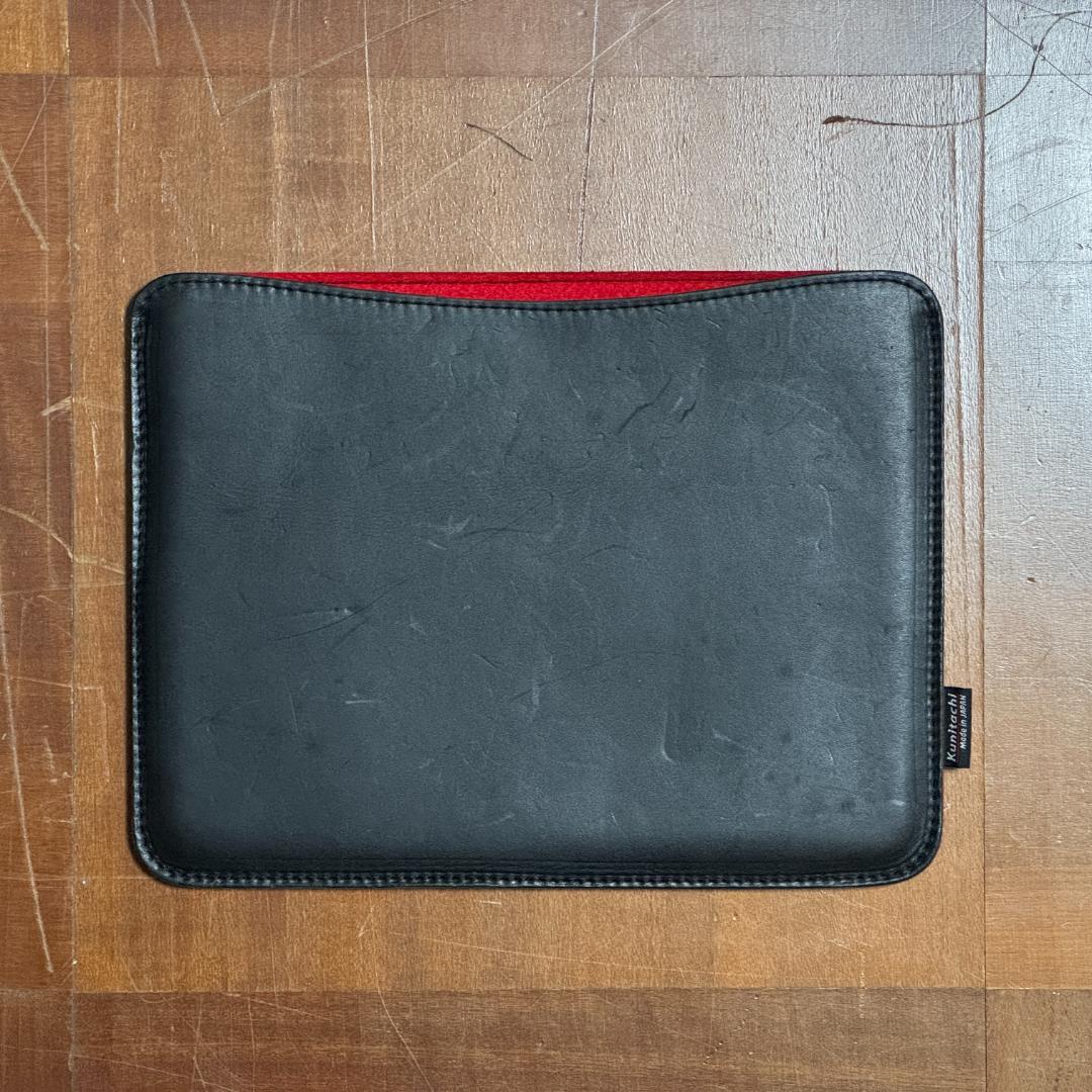 国立商店　職人が作るオイルドレザースリーブ for iPad