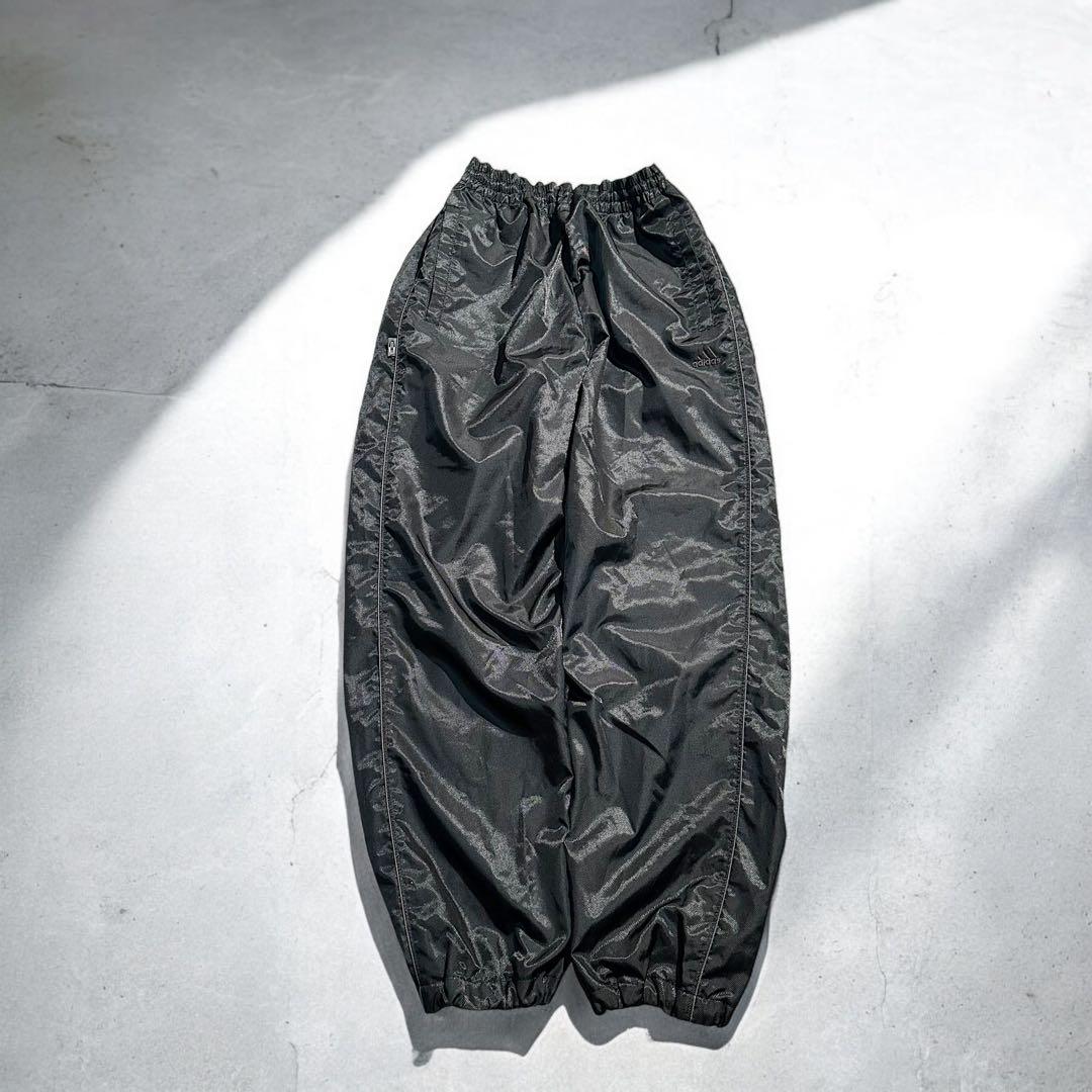 90s adidas superwide nylon pants Y2K
