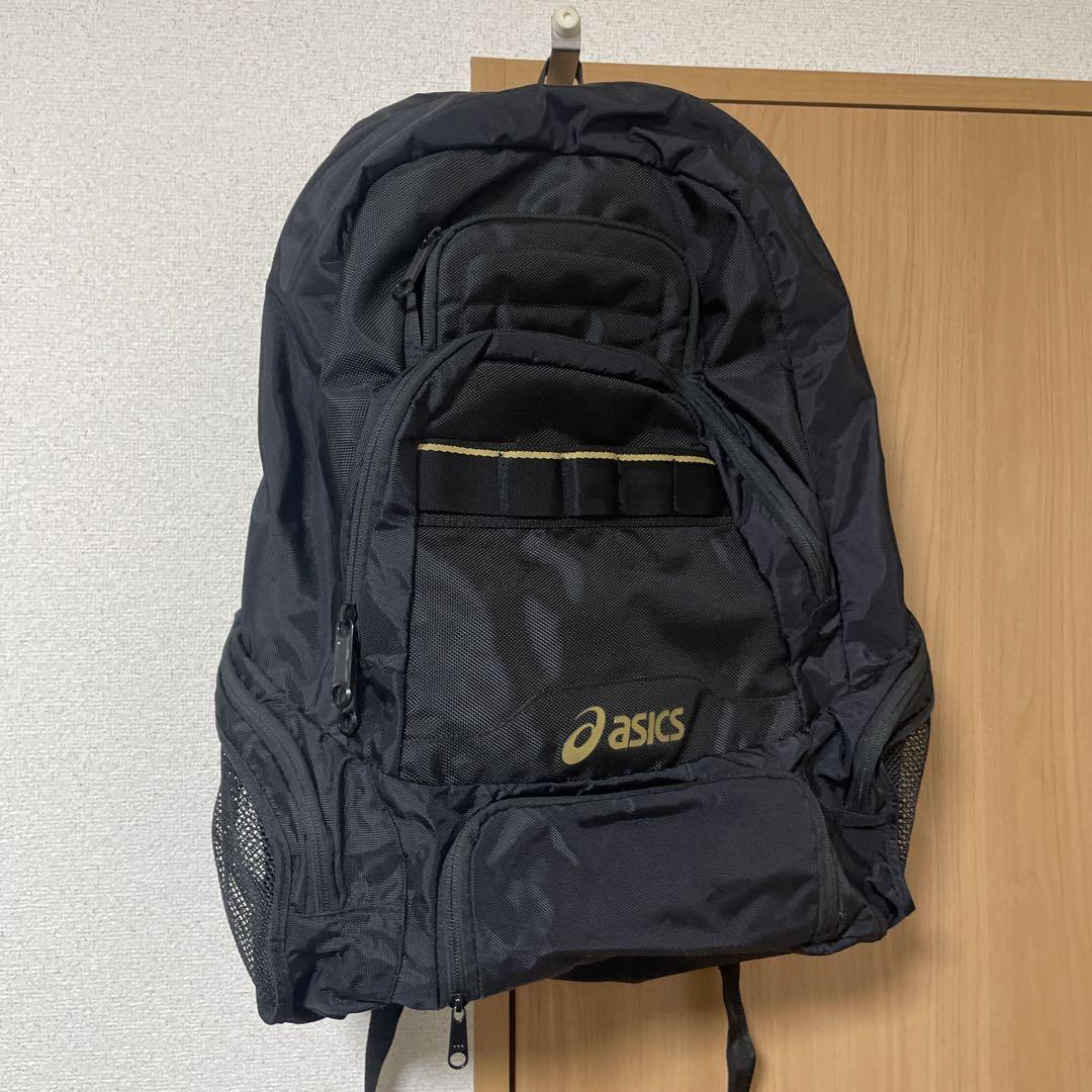 【新品未使用】asics スポーツ用バッグ 黒