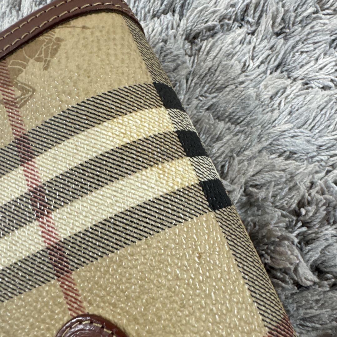 Burberrys バーバリーズ ノバチェック PVC 長財布 がま口