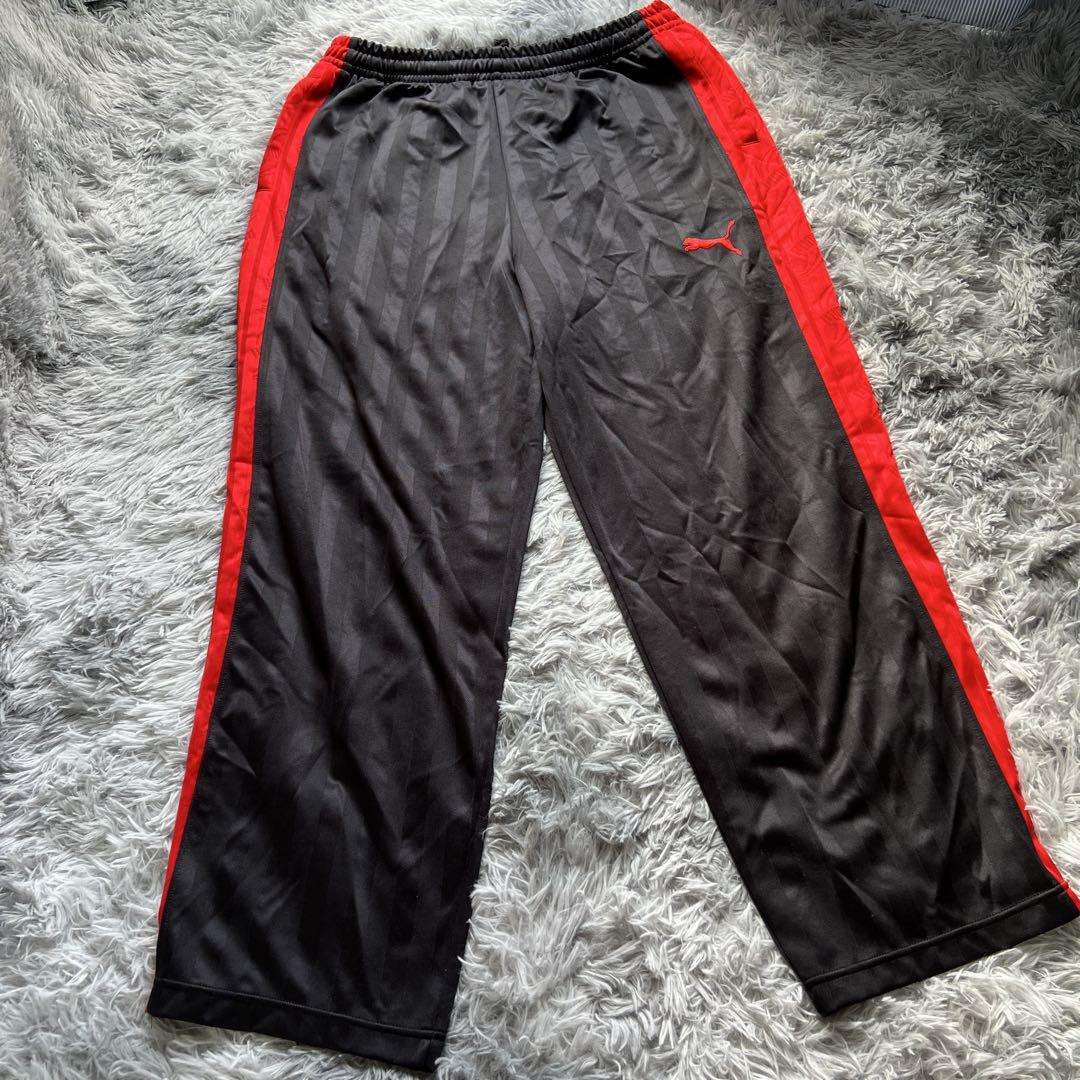 PUMA プージャ 赤×黒 レア色 上下セット L〜O 美品 平成 y2k