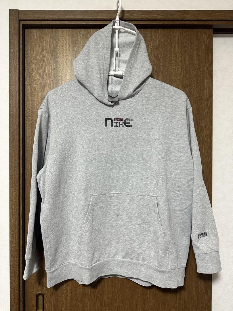 Nike グレー フード付きスウェット 古着