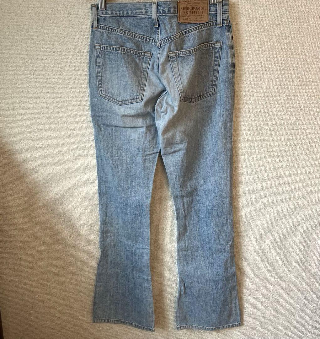 アバクロ　Abercrombie & Fitch 80'ベルボトムジーンズ