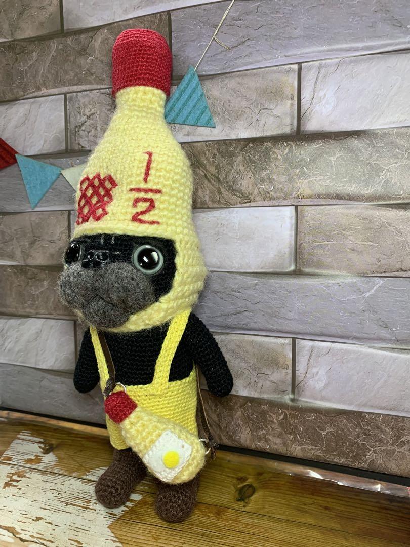 特大！マヨネーズパグさんのあみぐるみ