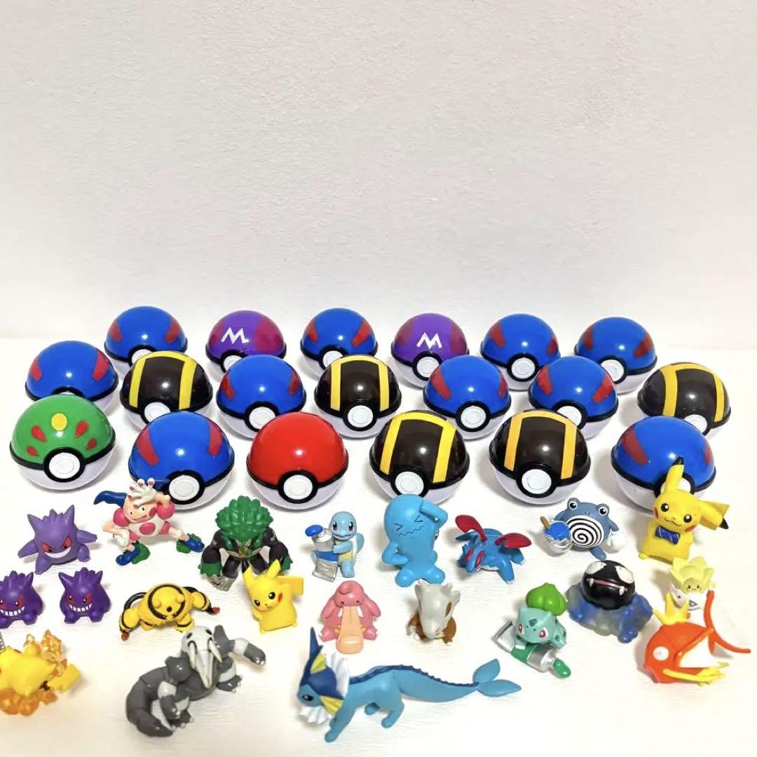 ポケモン　モンコレ　フィギュア　フレンドボール　ボスゴドラ　ゲンガー　ピカチュウ