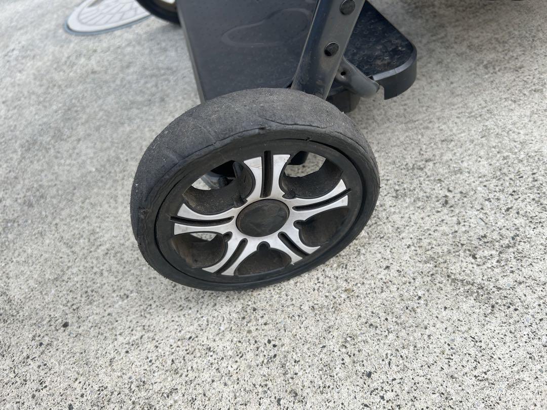 カトージ、二人乗りベビーカー、縦型、ジャンク
