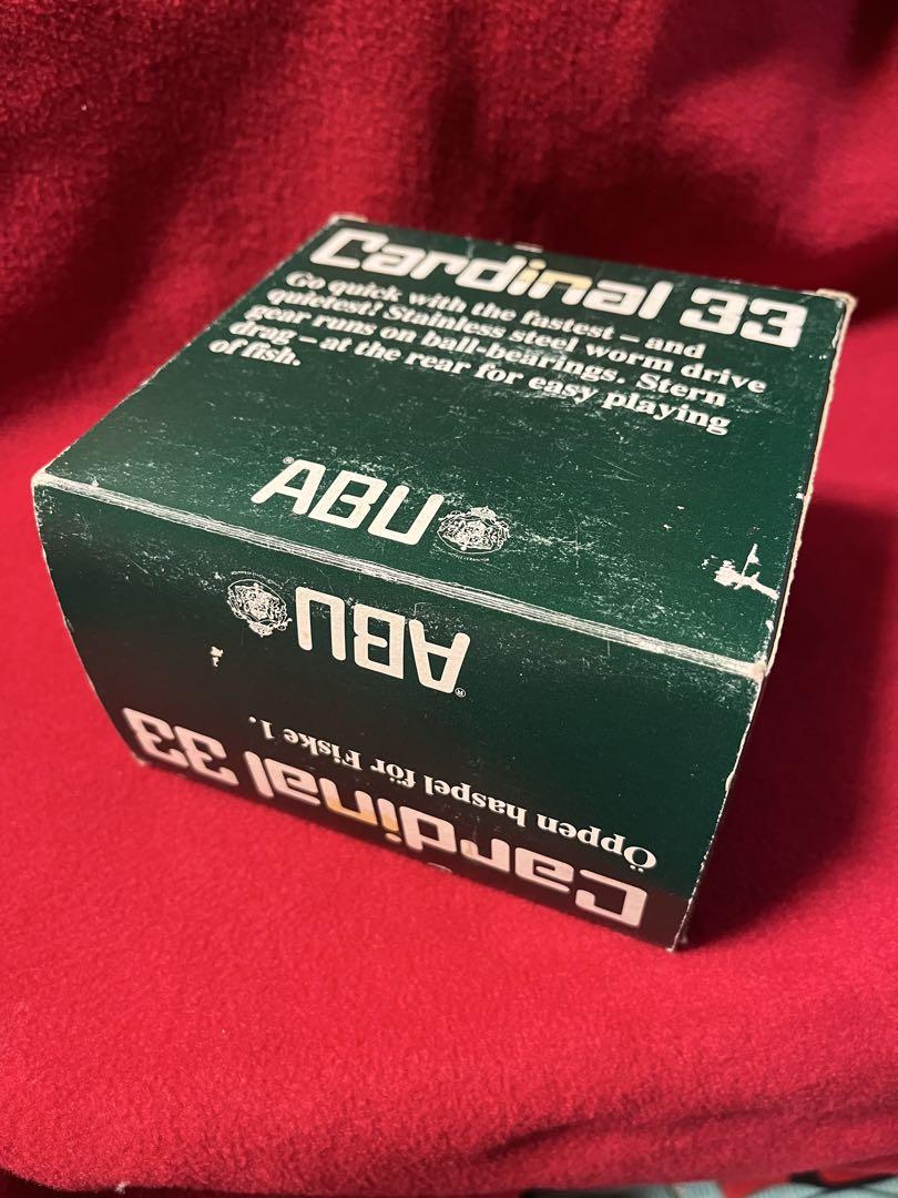 週末限定値下げ中　ABUカーディナル 33 復刻品(逆さシリアル)