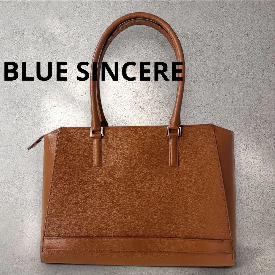 BLUE SINCERE ブルーシンシア トートバッグ キャメル 通勤バックA4