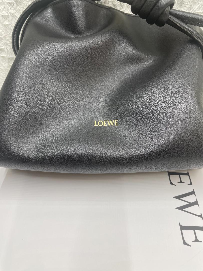 鑑定済 LOEWE ブラック ショルダーバッグ 鑑+定+済 LOEWE ショルダーバッグ ブラック - メルカリ