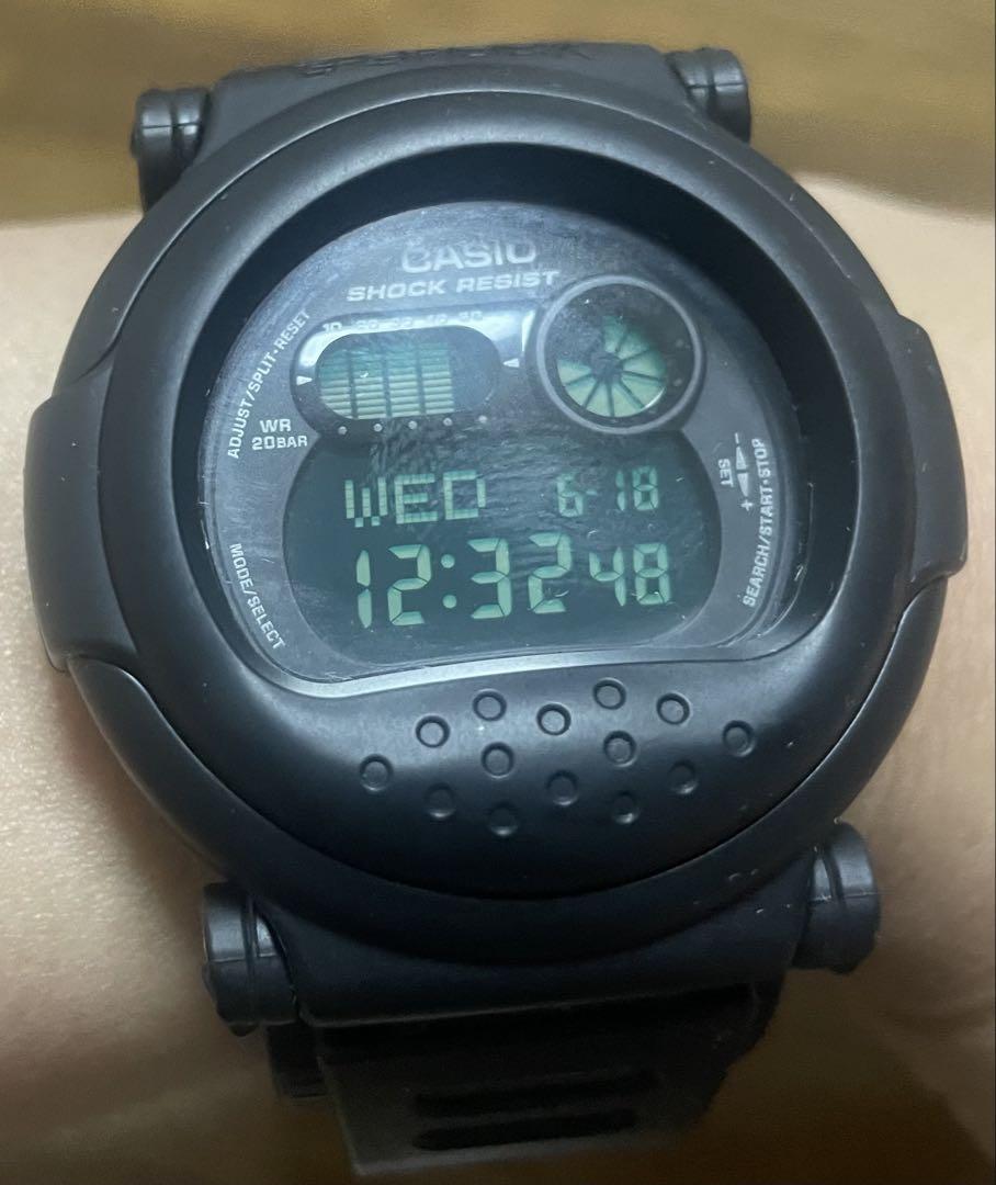 美品☆G-SHOCK G-001ブラック ジェイソン CASIO 可動品