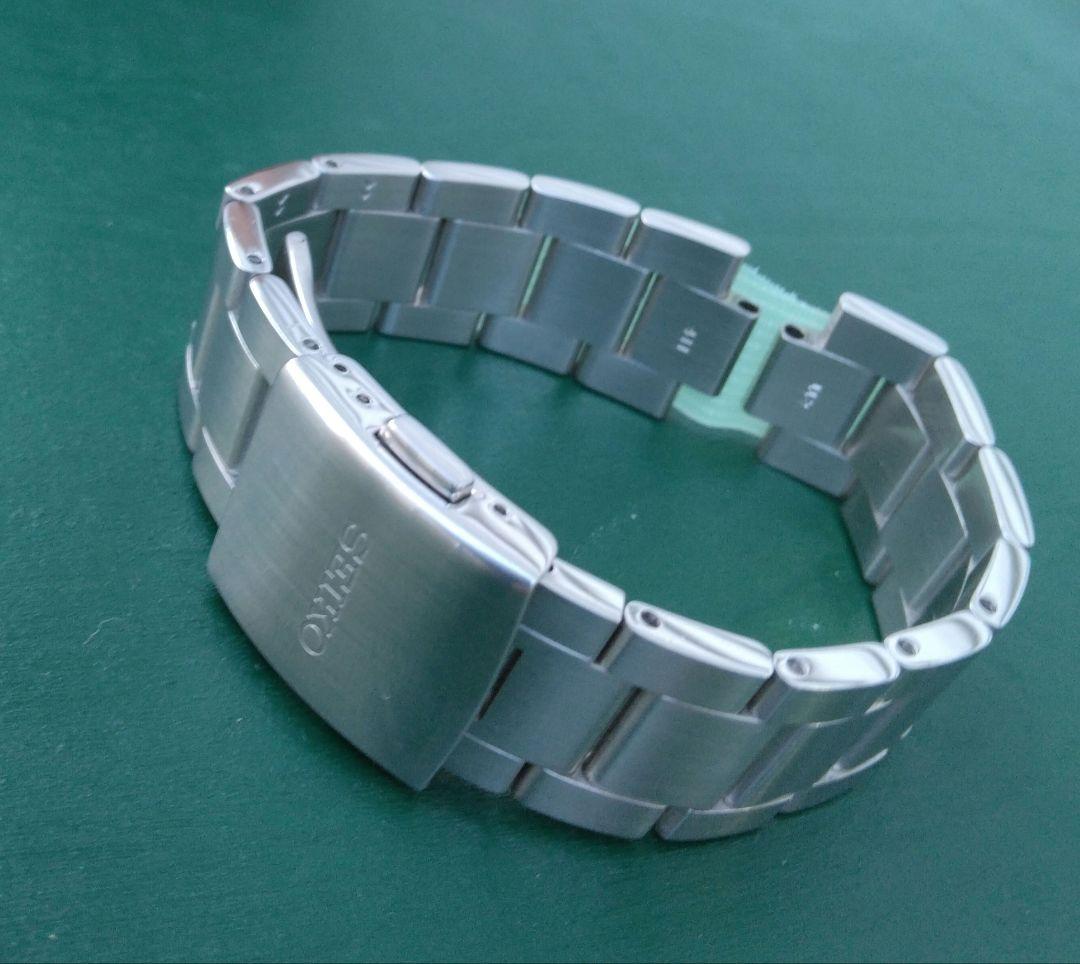 セイコーSEIKOアルピニストステンレスベルト(20mm）美品