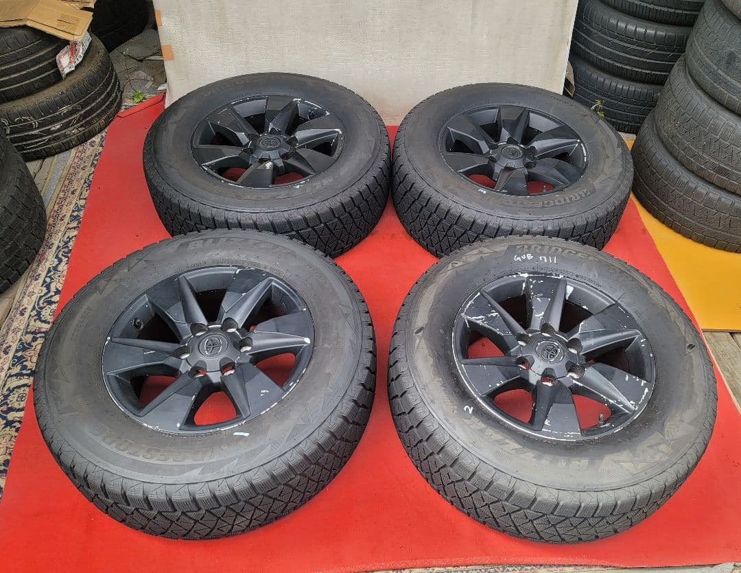 TOYOTA ランドクルーザー プラド 純正アルミホイール 17インチやや傷や汚れあり