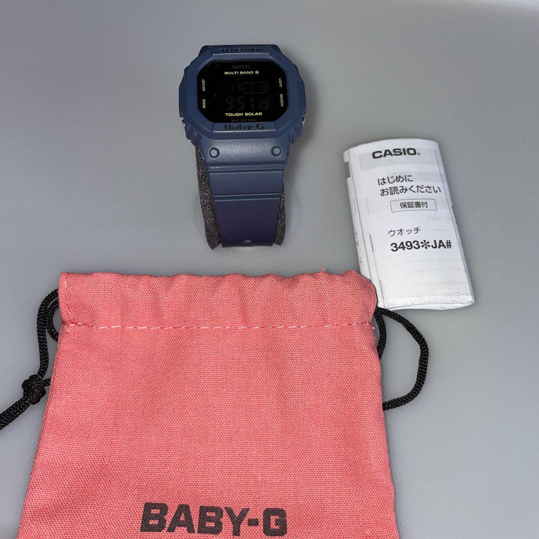 人気在庫 CASIO BABY-G BGD-5000U-2JF電波ソーラー ネイビー未使用 n4GDN-m40630544822 2022新作