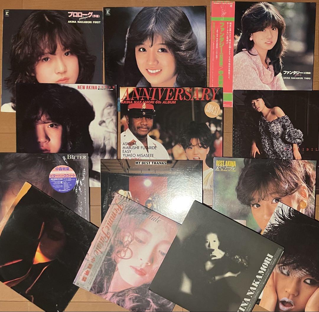 中森明菜　12インチLPレコード13枚セット