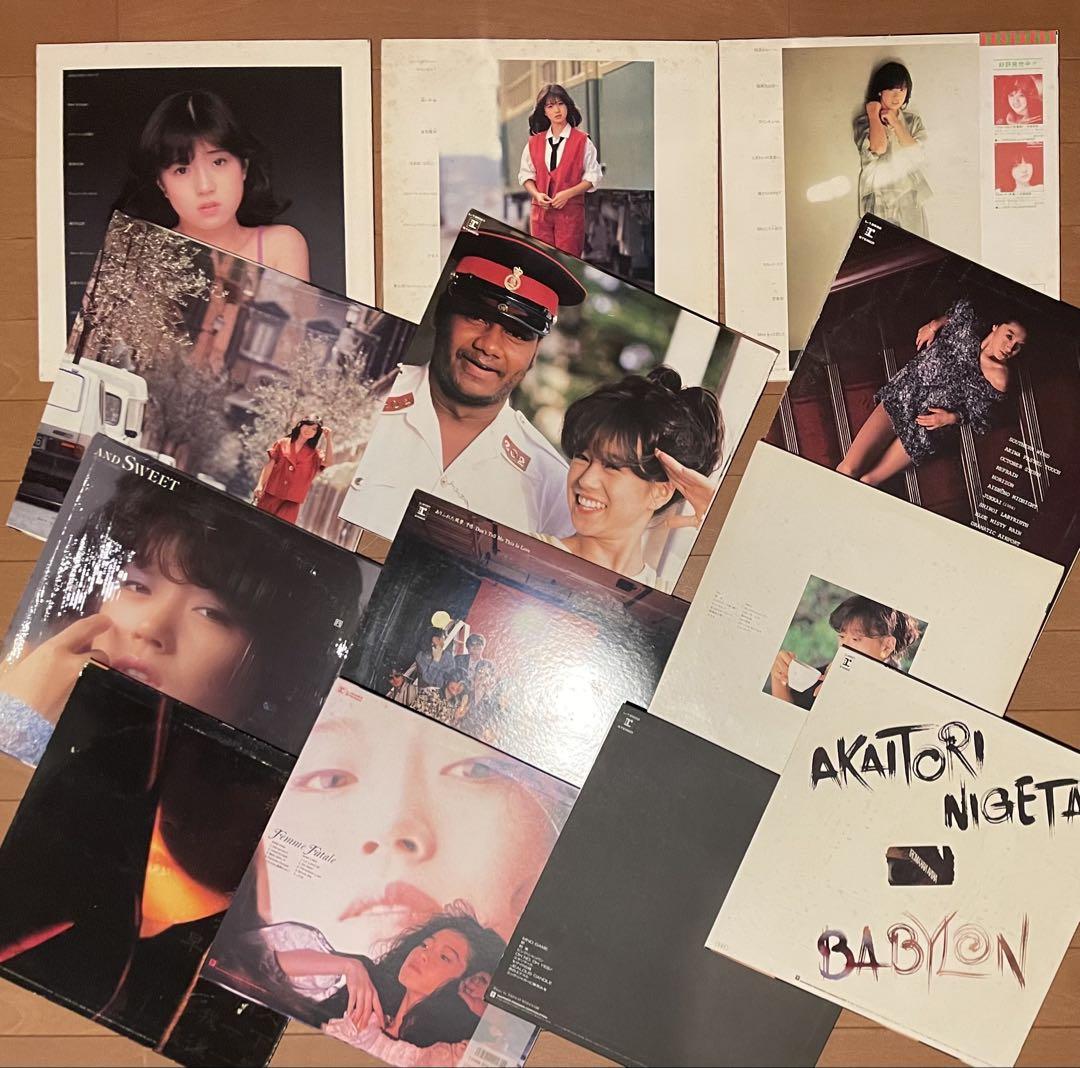 中森明菜　12インチLPレコード13枚セット