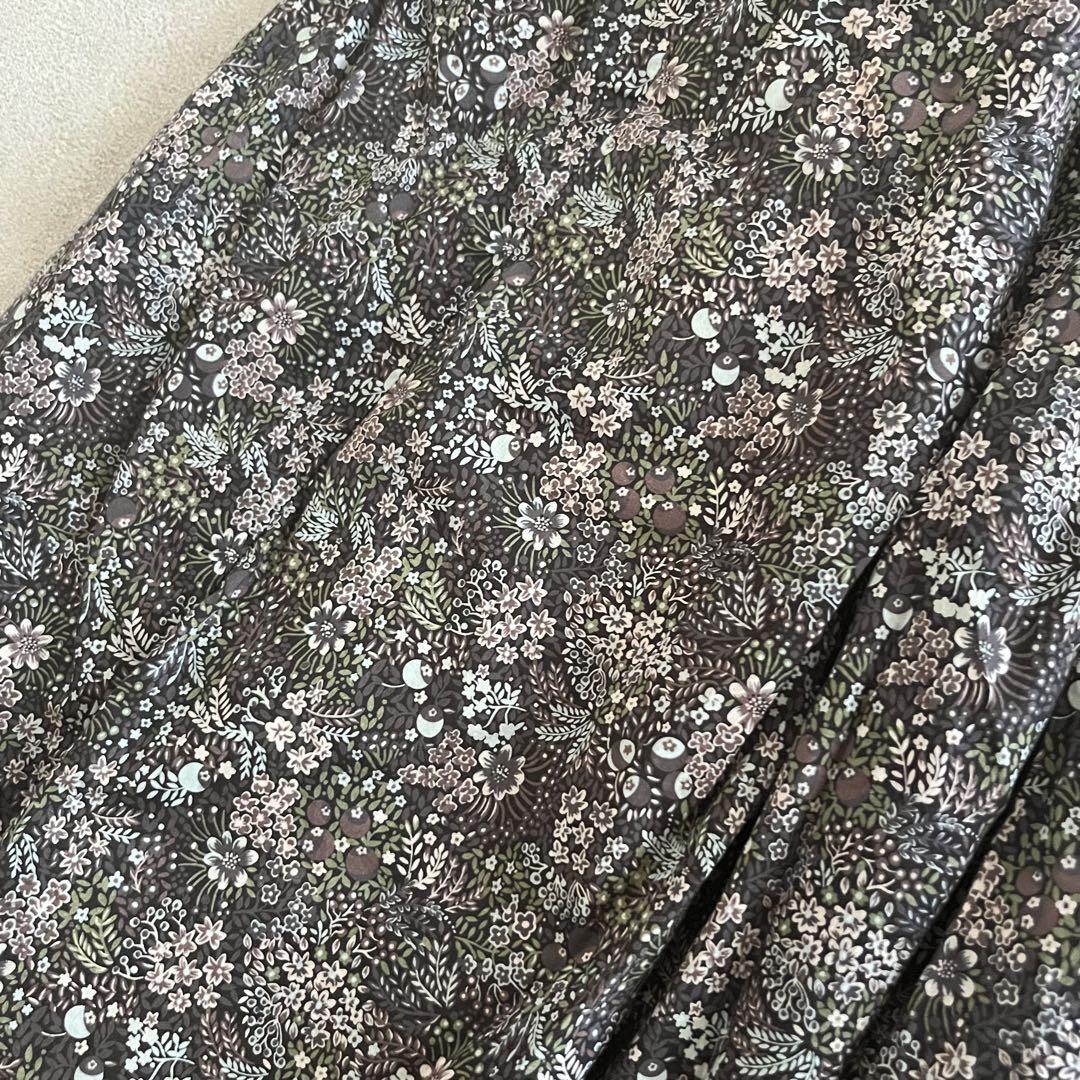 専用 YAECA Tuck Culotte ELDERBERRY liberty