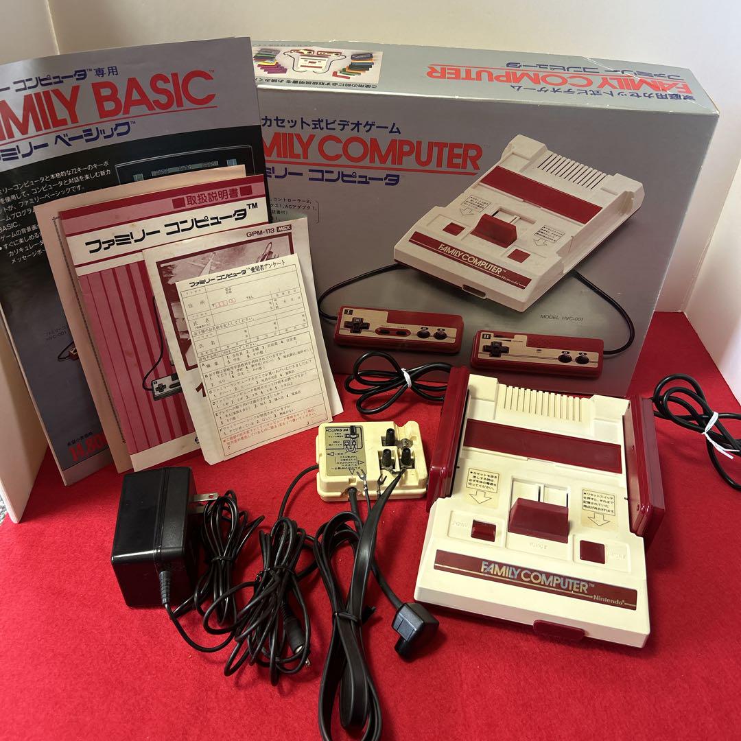 【美品】箱付き 任天堂ファミリーコンピュータ 初代その他機種