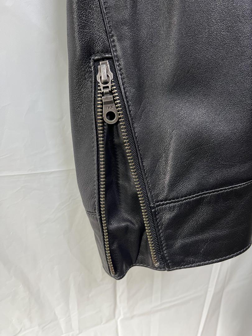 DANIER レザージャケット　革ジャン　シングルライダース　Mサイズ　黒