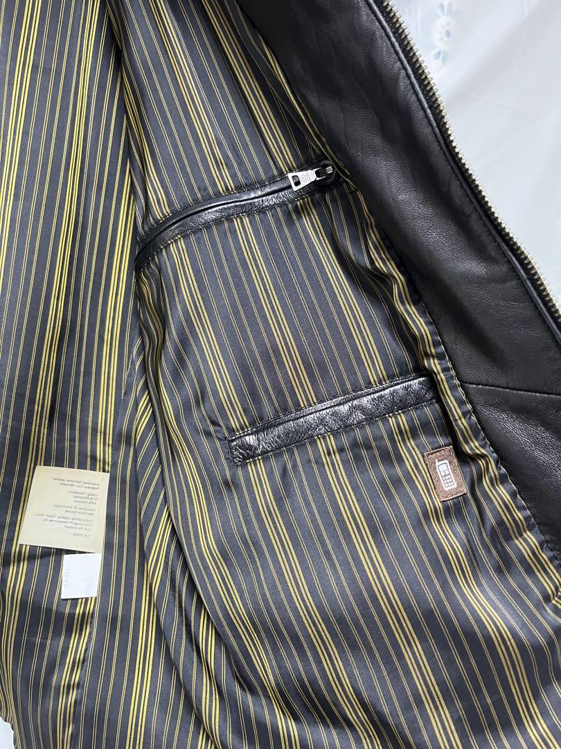 DANIER レザージャケット　革ジャン　シングルライダース　Mサイズ　黒