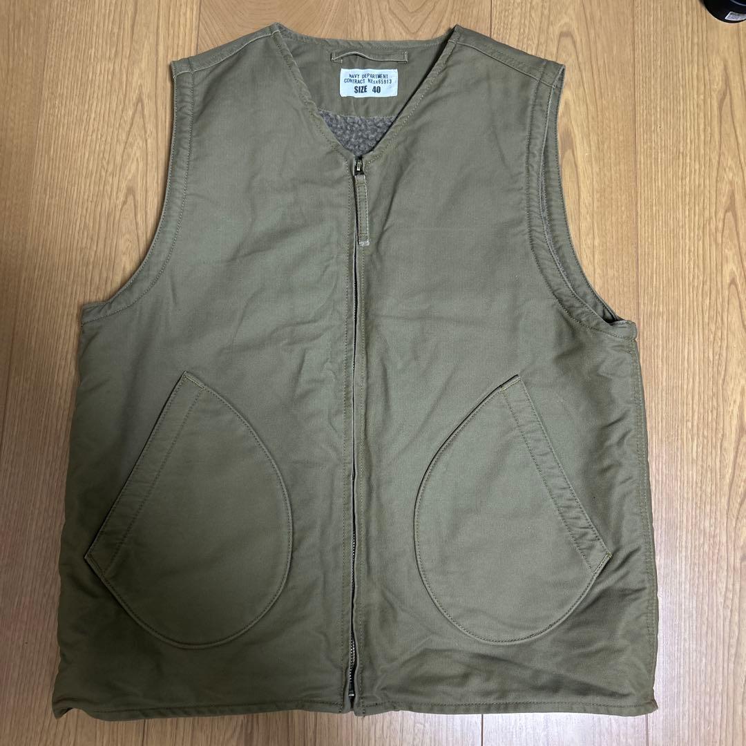 waiper'inc デッキベスト　オリーブ　40