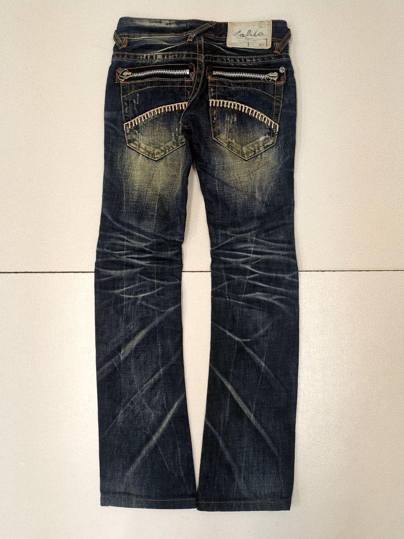 00sギャル LOLITA JEANS 鬼加工 ヒゲ ハチノス ギミック デニム