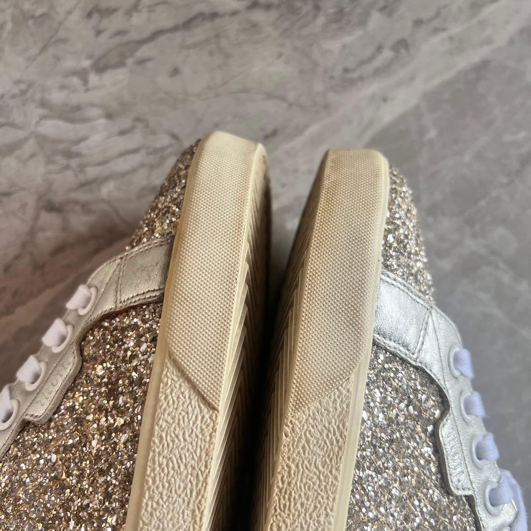 CELINE セリーヌ エディ期 グリッター スニーカー 36 ゴールド CELINE セリーヌ エディ期 グリッター スニーカー 36 ゴールド