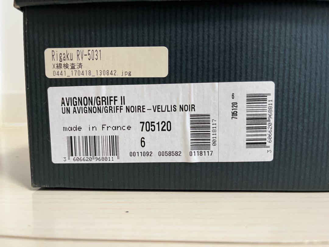 UNUSED × Paraboot AVIGNON UK6 24.5cm
