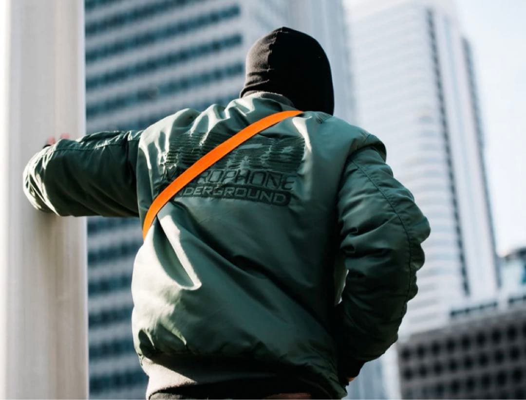 【値引不可】AVIREX × NMU SIGUNATURE MA-1_SAGE 【値引不可】AVIREX × NMU SIGUNATURE MA-1_SAGE