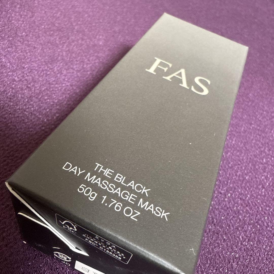パック・フェイスマスク FAS THE BLACK DAY MASSAGE MASK 50g