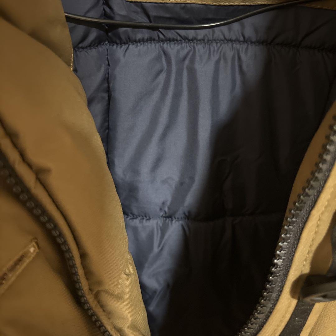 THE NORTH FACE フードダウンジャケット レディースS カーキ