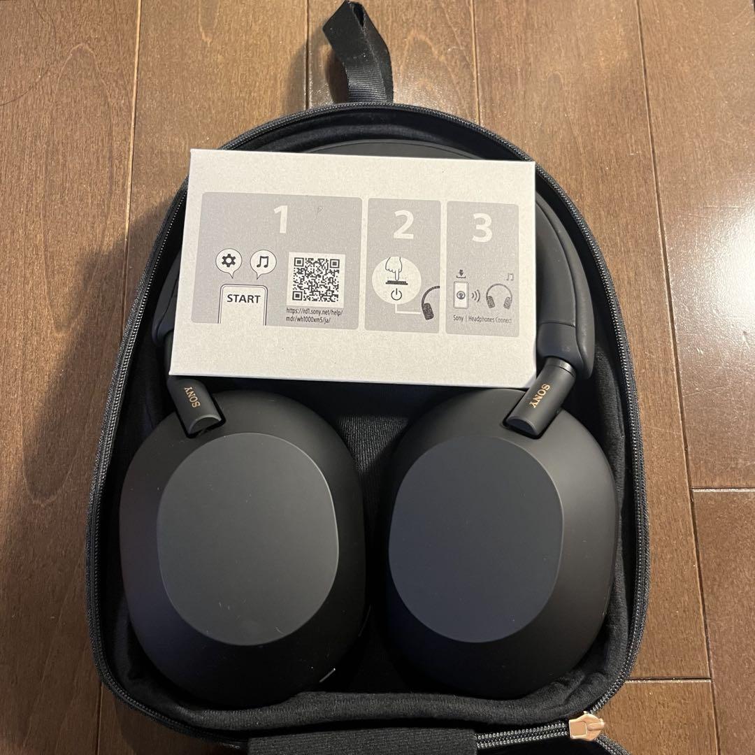 極美品ほぼ未使用品ですSONY WH1000XM5 ブラック