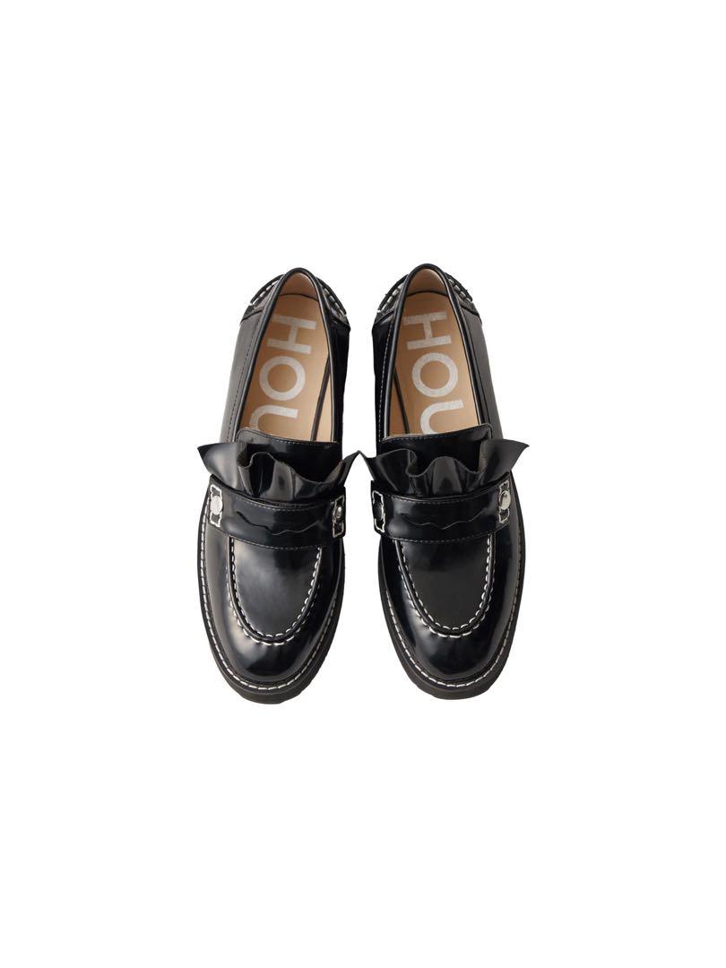 HOUGA day and night loafer ブラック ローファー