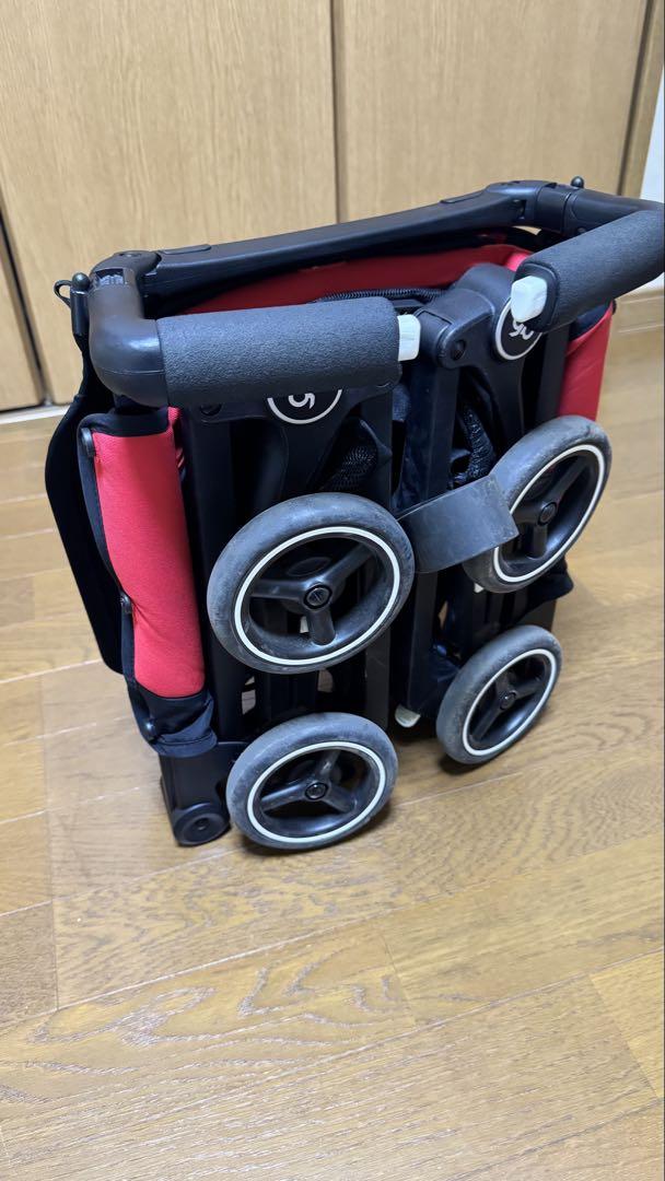 cybex pockit ポキット バギーベビーカー 赤 折りたたみ式