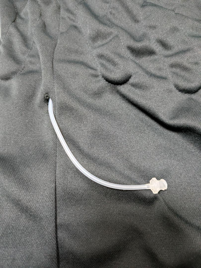 [涼神服] 水冷シャツ 長袖ジップアップ 500mlパウチパックセット M