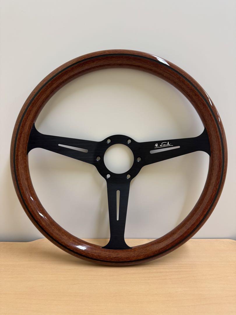 NARDI ウッドステアリング ブラックスポーク