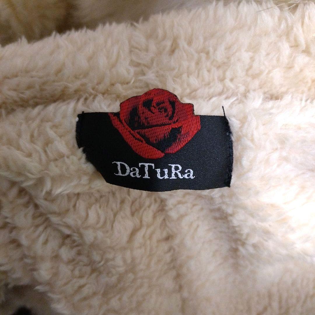 DaTuRa　ポンチョ　もこもこ　ファー　フード